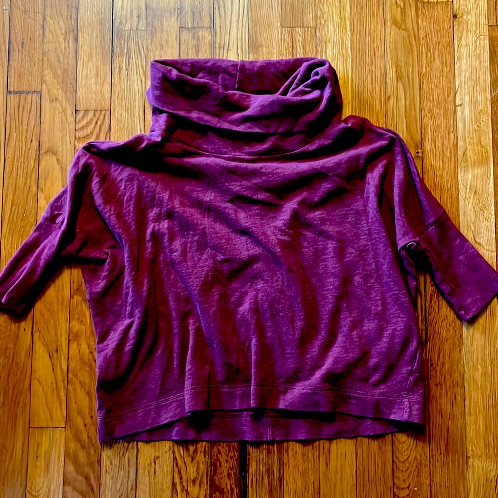 Loose turtleneck sweater